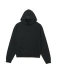 PLAIN EMBROIDERY HOODIE - DARK GREEN