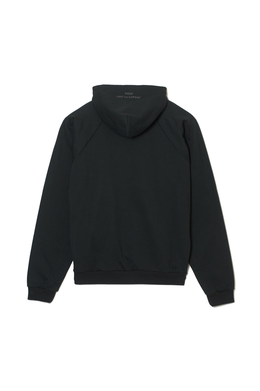 PLAIN EMBROIDERY HOODIE - DARK GREEN