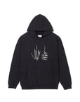 F●CKIN F●CK EMBROIDERY HOODIE - BLACK