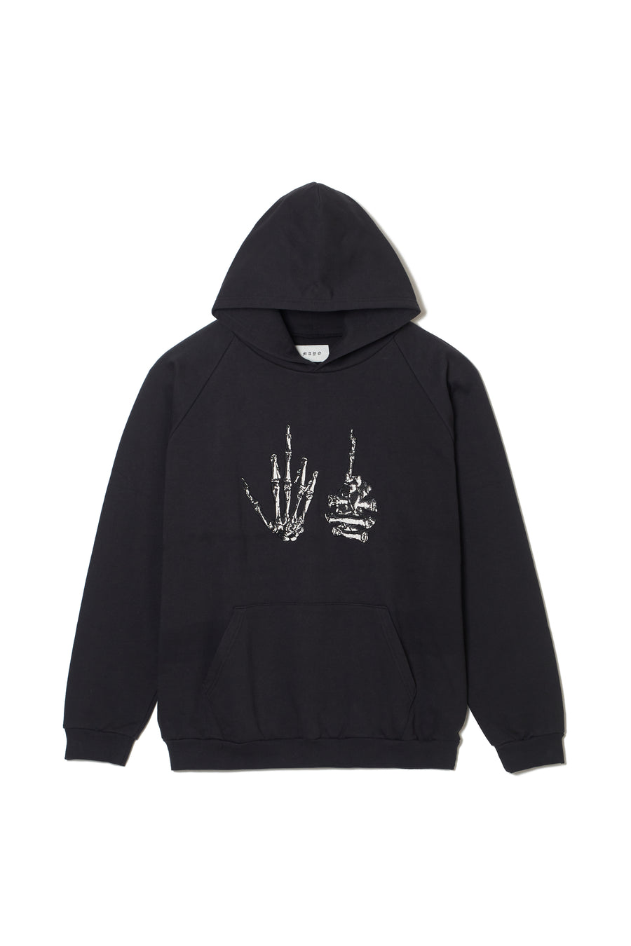 F●CKIN F●CK EMBROIDERY HOODIE - BLACK