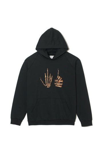 F●CKIN F●CK EMBROIDERY HOODIE - DARK GREEN