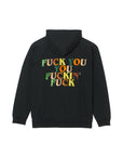 F●CKIN F●CK EMBROIDERY HOODIE - DARK GREEN