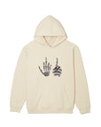 F●CKIN F●CK EMBROIDERY HOODIE - OFF WHITE