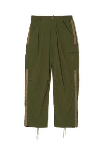 FGMN MAYO EMBROIDERY NYLON CARGO PANTS - OLIVE