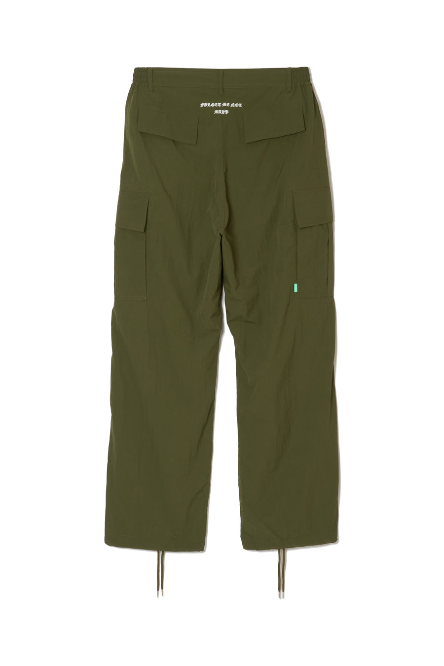 FGMN MAYO EMBROIDERY NYLON CARGO PANTS - OLIVE