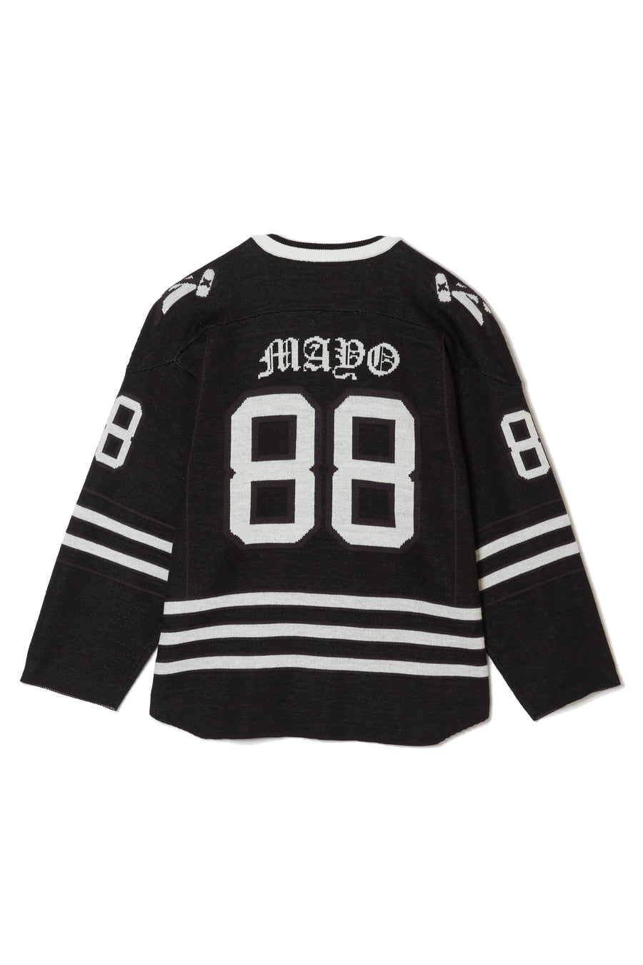 MAYO FOOT BALL OVER SIZE KNIT - BLACK