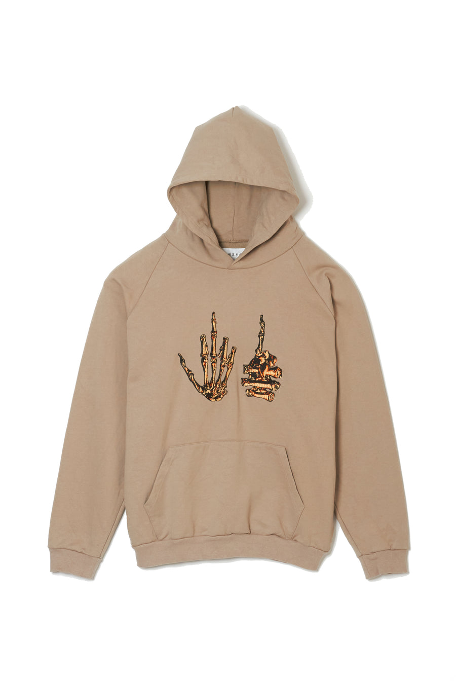 【WEB LIMITED】F●CKIN F●CK EMBROIDERY HOODIE - BEIGE