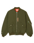 EAGLE  EMBROIDERY NYLON JKT -  OLIVE