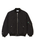 EAGLE  EMBROIDERY NYLON JKT - BLACK