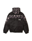 FIRE EMBROIDERY NYLON DOWN JKT - FIRE BLACK