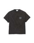 MAYO CROSS BONE Embroidary Short Sleeve Tee - FADE BLACK