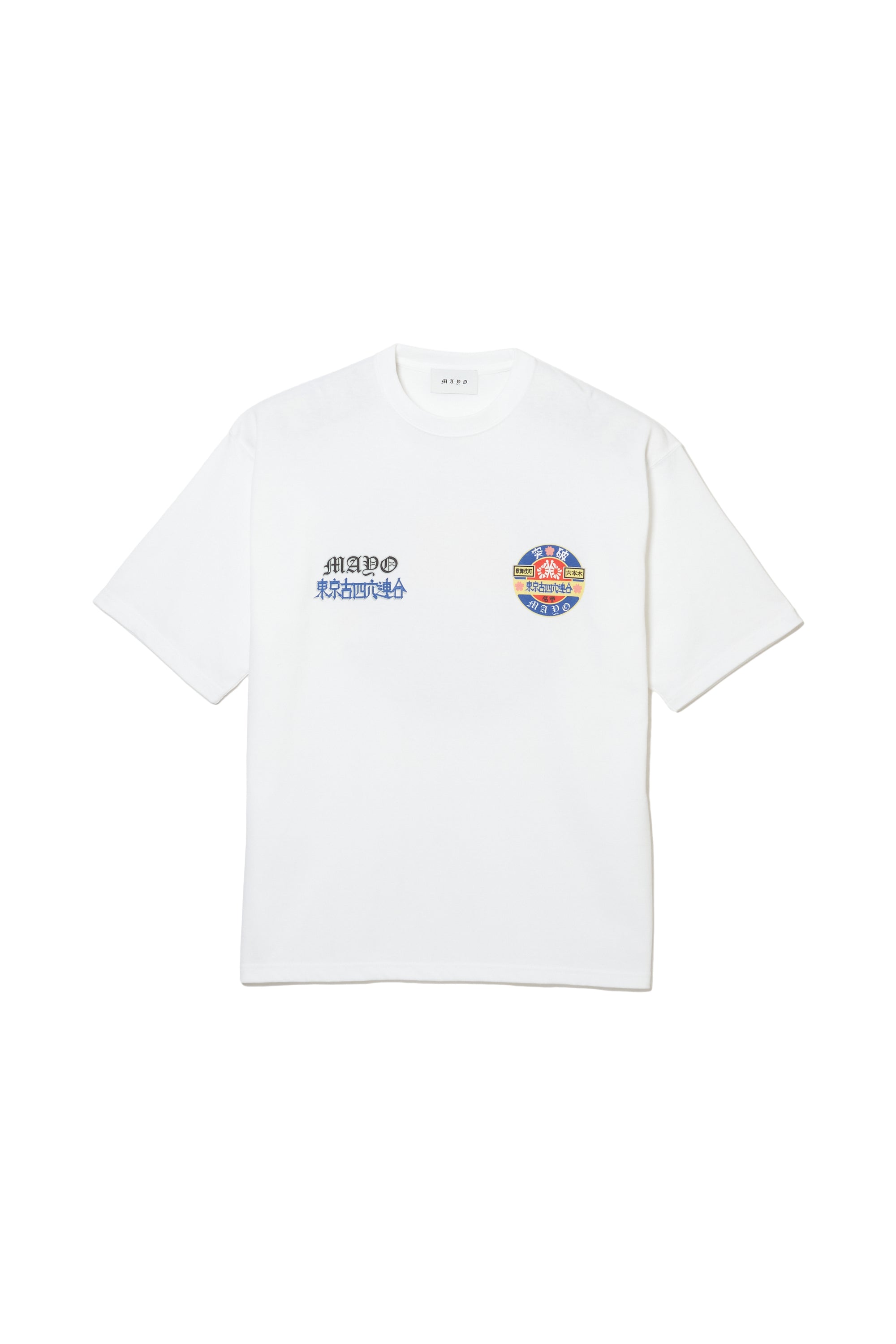 MAYO × 東京吉四六連合 OVER SIZE Short Sleeve Tee - WHITE