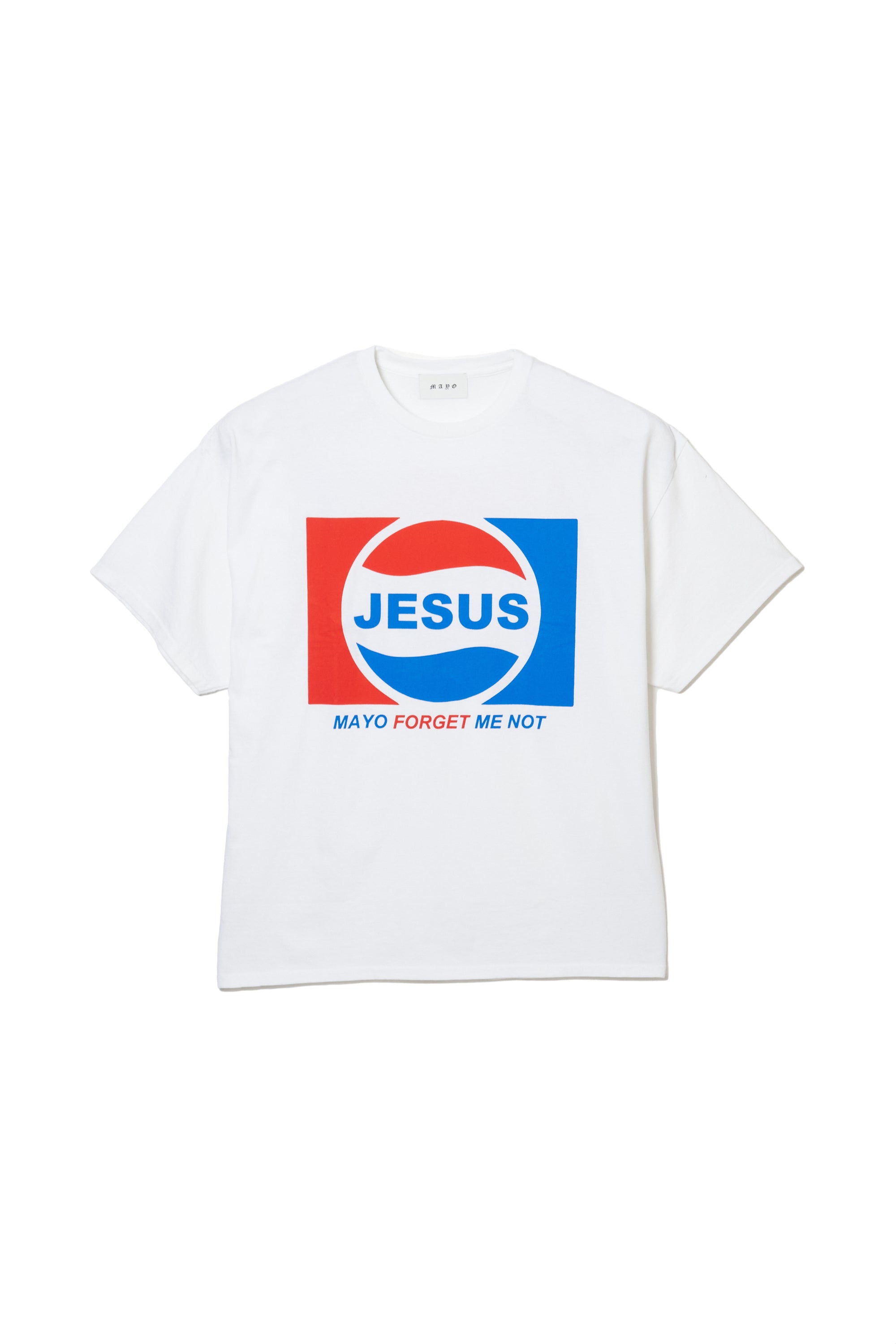 JESUS MAYO Short Sleeve Tee - WHITE