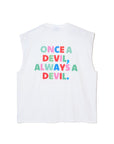 POP A MAYO PRINT SLEEVELESS TEE