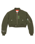 【KIDS】EAGLE  EMBROIDERY NYLON JKT -   OLIVE