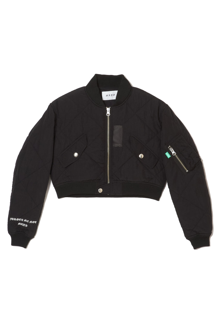 【KIDS】EAGLE  EMBROIDERY NYLON JKT -  BLACK