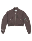 【KIDS】EAGLE  EMBROIDERY NYLON JKT -  CHARCOAL