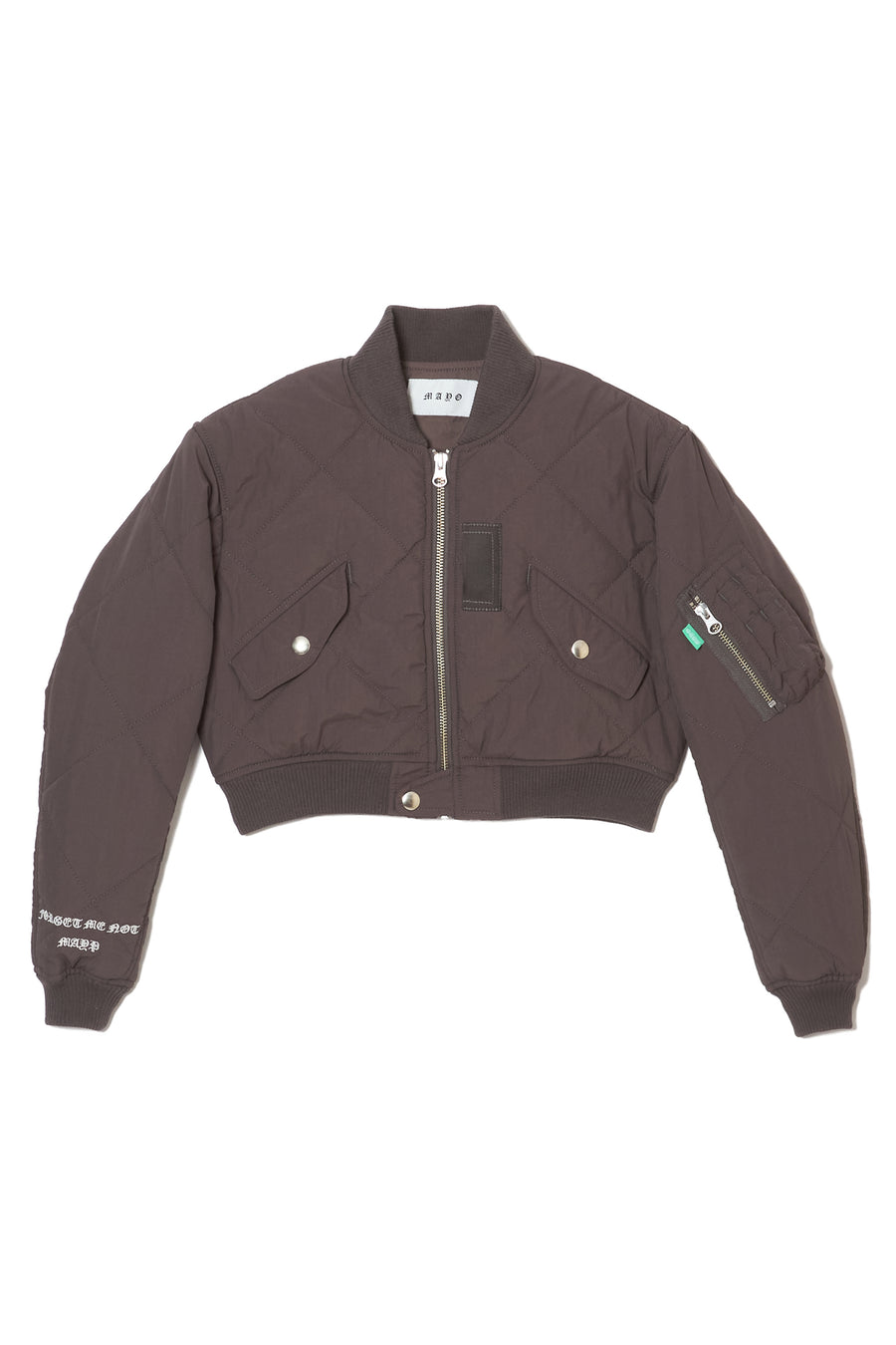 【KIDS】EAGLE  EMBROIDERY NYLON JKT -  CHARCOAL