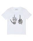 【KIDS】 F●CKIN F●CK PRINT  SHORT SLEEVE TEE - WHITE