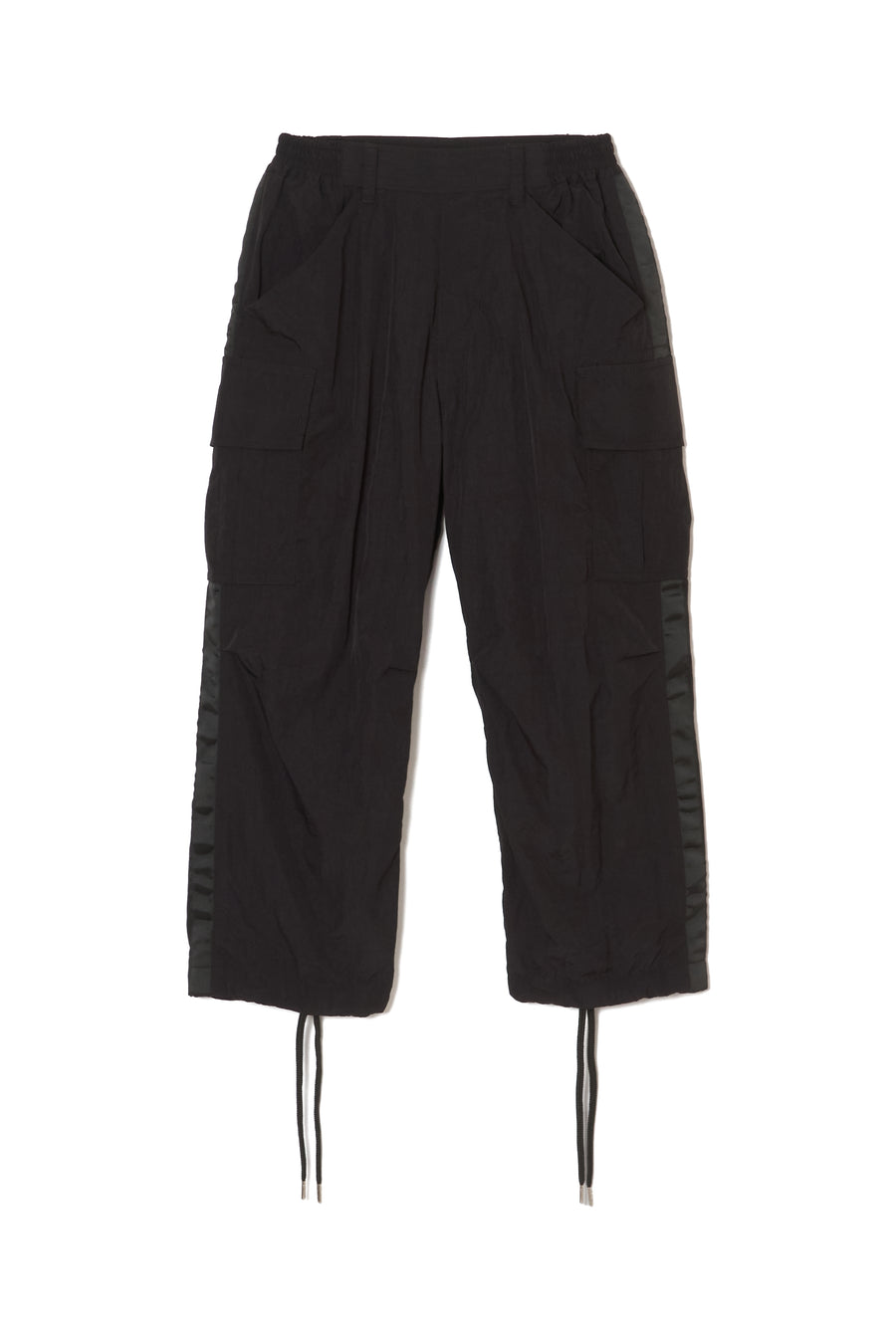 【KIDS】FGMN MAYO EMBROIDERY NYLON CARGO PANTS - BLACK