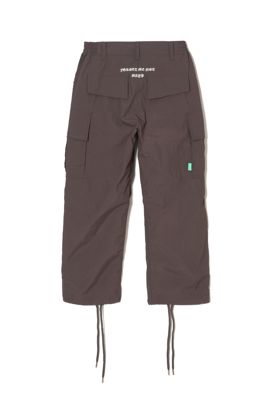 【KIDS】FGMN MAYO EMBROIDERY NYLON CARGO PANTS - CHARCOAL