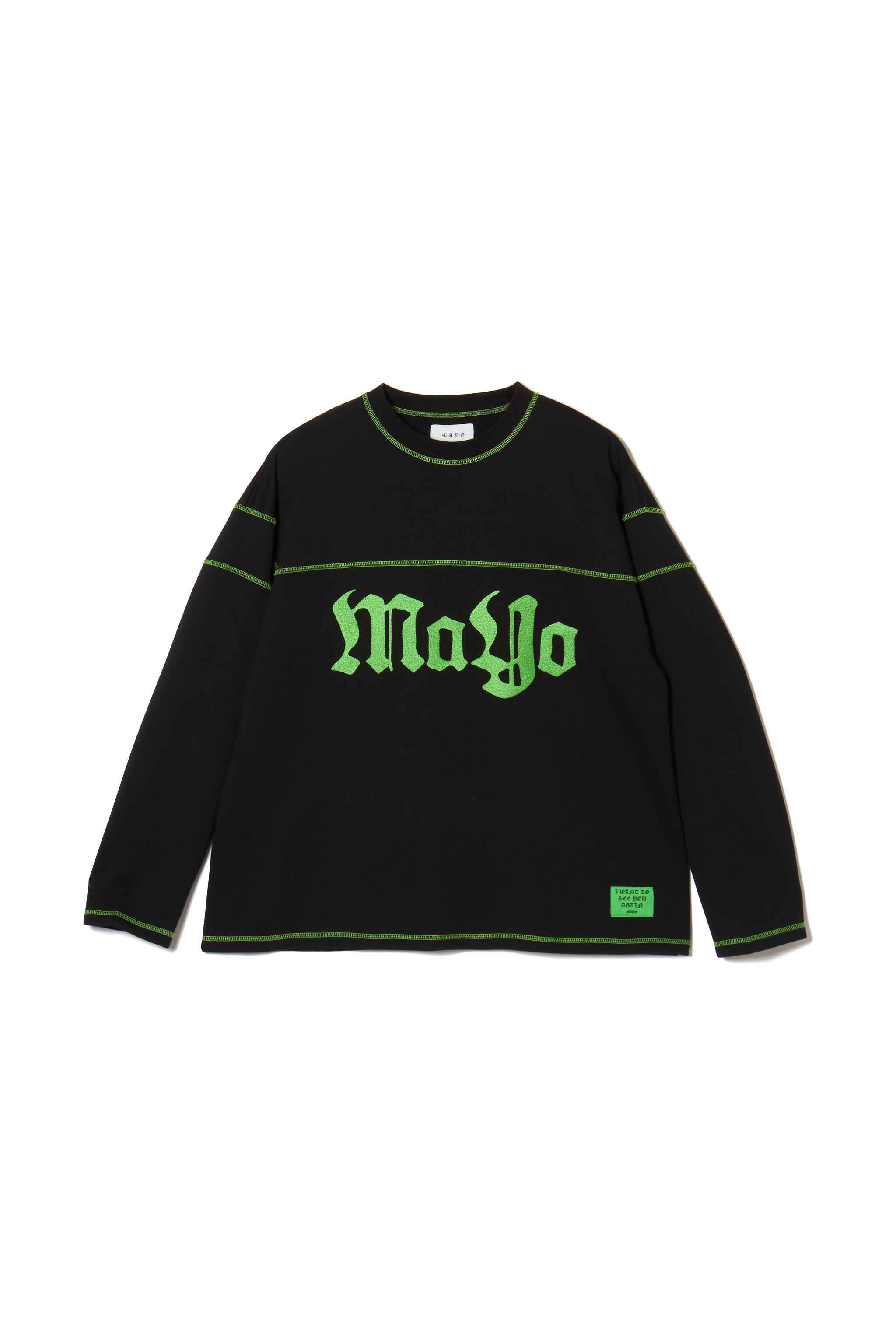 CROSS BONE EMBROIDERY CREW NECK SWEAT – MAYO