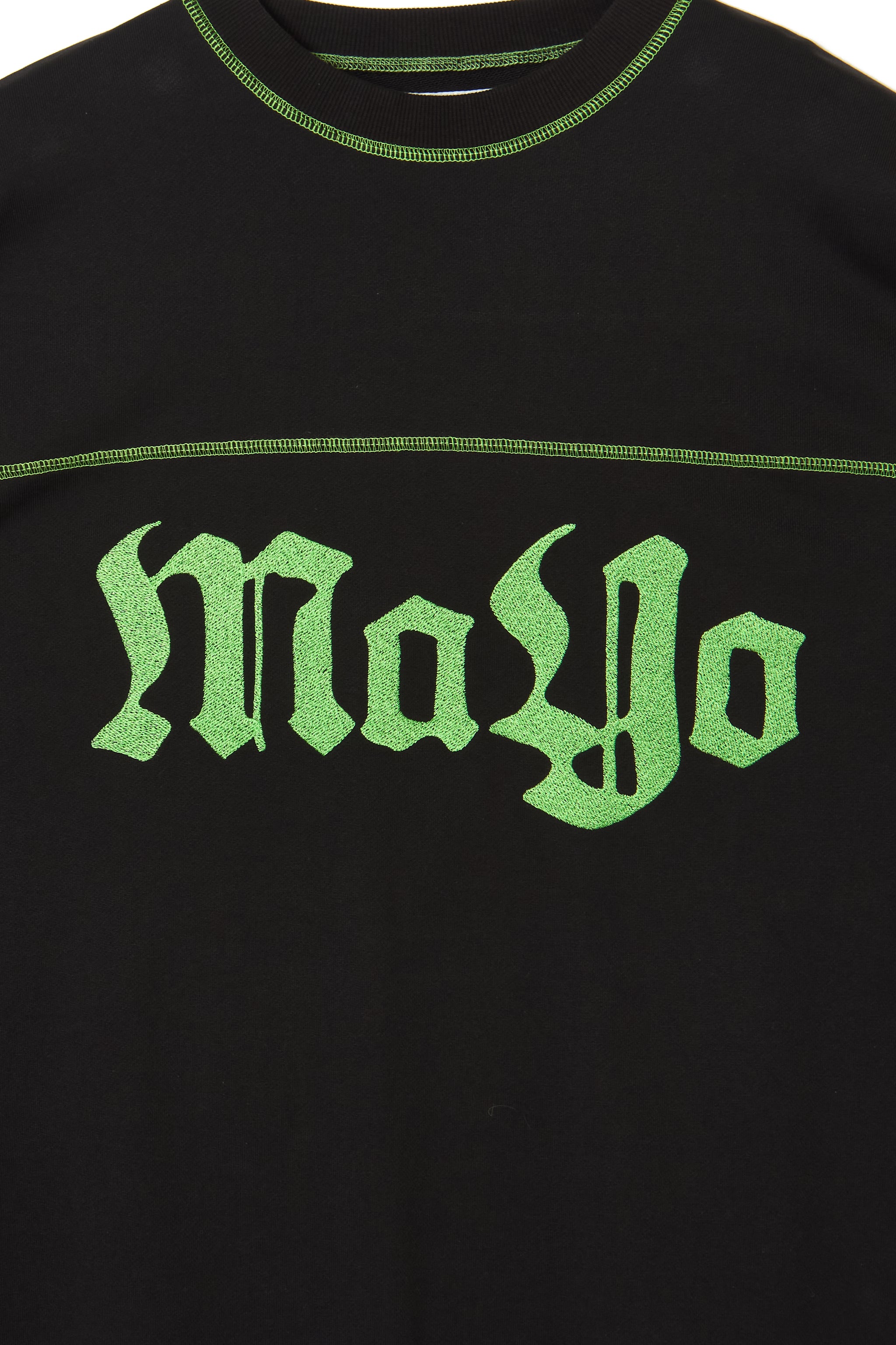 CROSS BONE EMBROIDERY CREW NECK SWEAT – MAYO