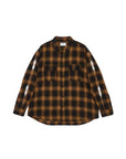 STUD LOOK EMBROIDERY CHECK SHIRT