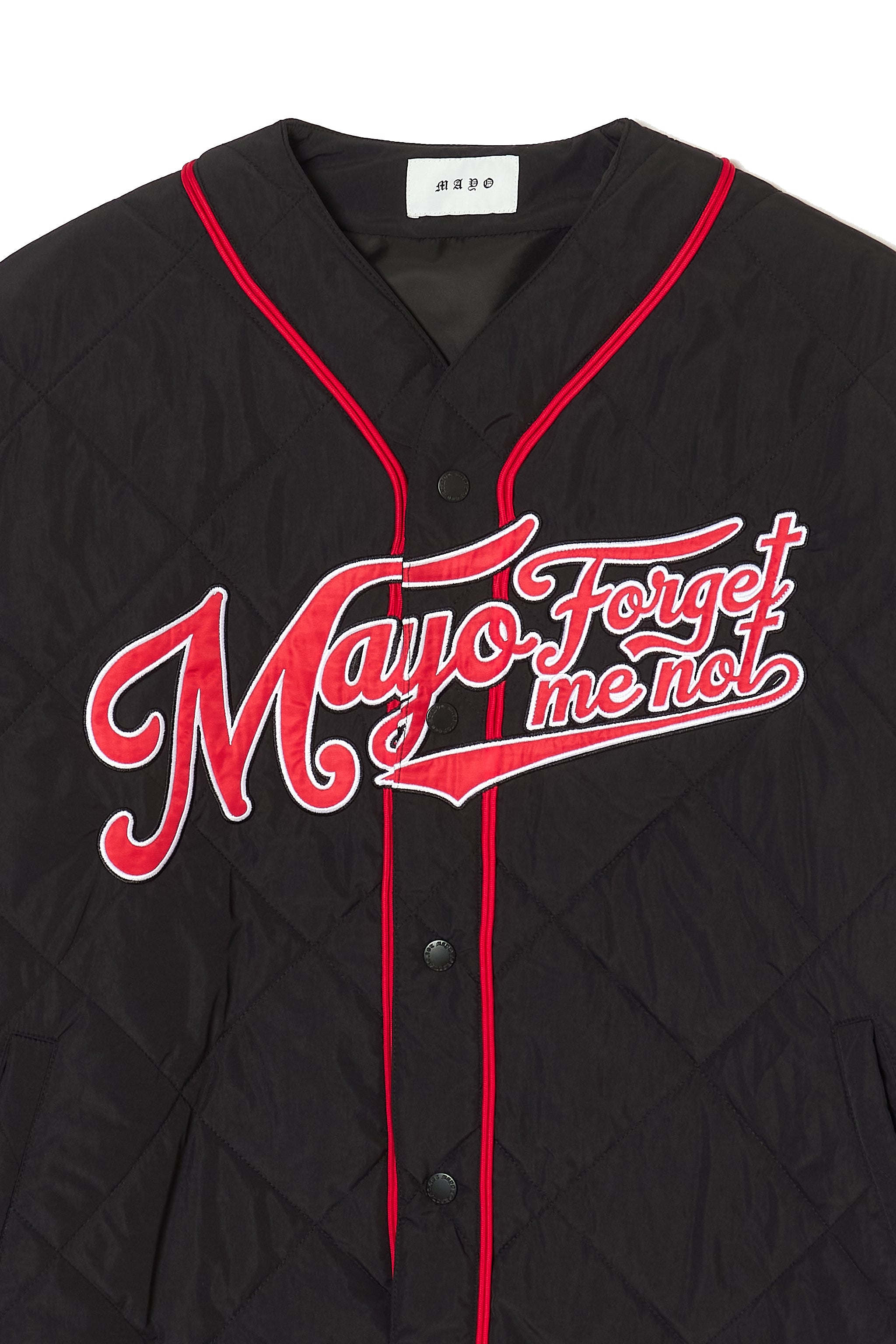 BASEBALL EMBROIDERY NYLON JKT – MAYO