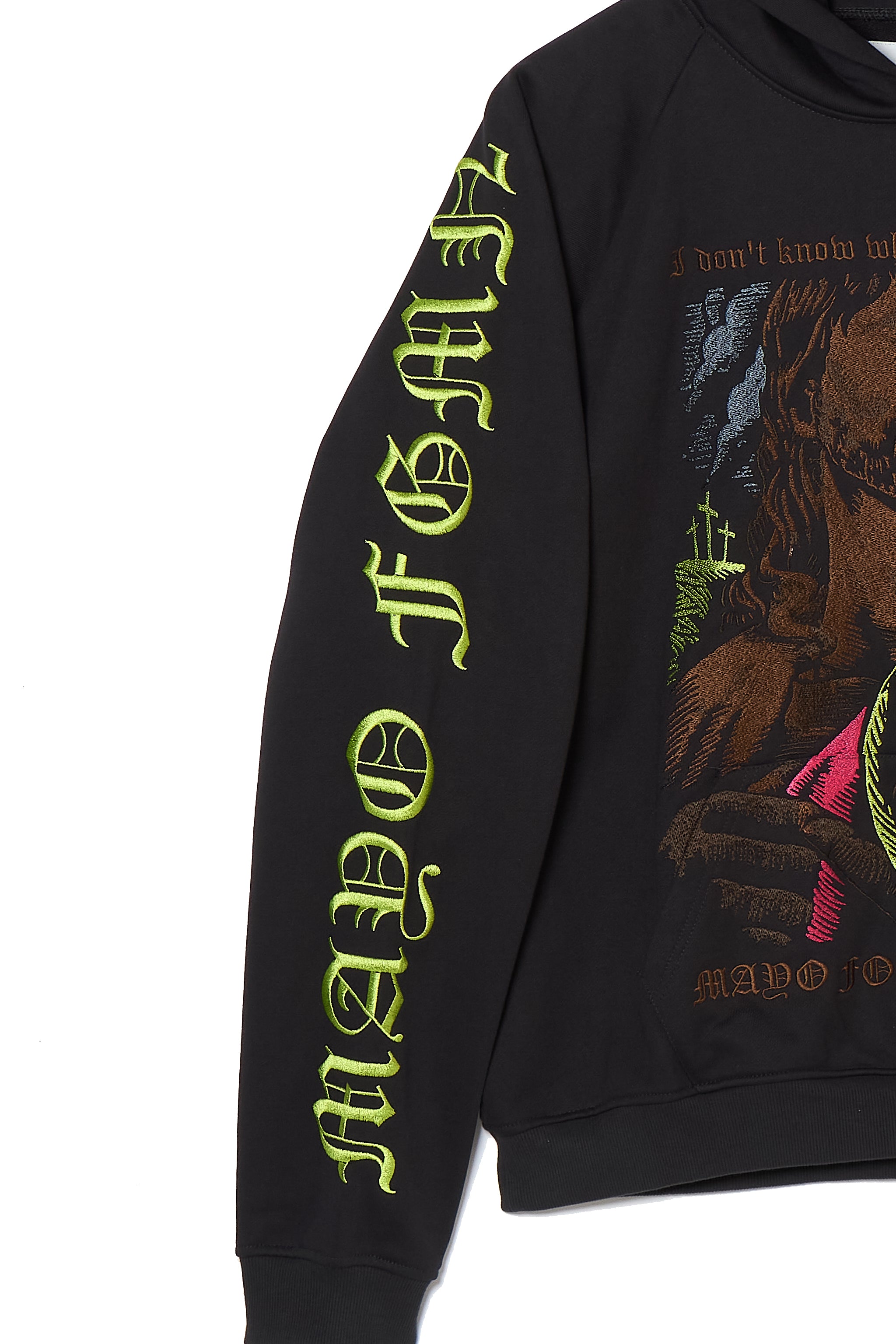 JESUS EMBROIDERY HOODIE – MAYO