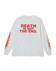 FIRE SKULL PRINT LONG SLEEVE TEE