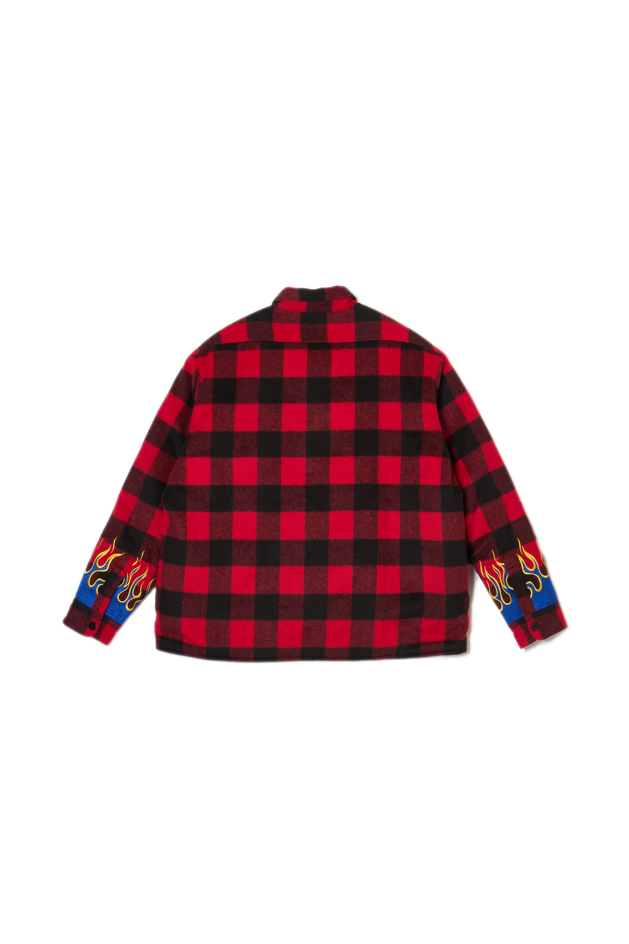 FIRE EMBROIDERY CHECK SHIRT JKT – MAYO