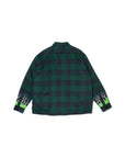 FIRE EMBROIDERY CHECK SHIRT JKT