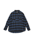 MARIA FIRE EMBROIDERY CHECK SHIRT