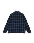 FRONT LOGO EMBROIDERY CHECK SHIRT