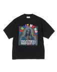 MARIA EMBROIDERY & PRINT RHINE STONE SHORT SLEEVE TEE