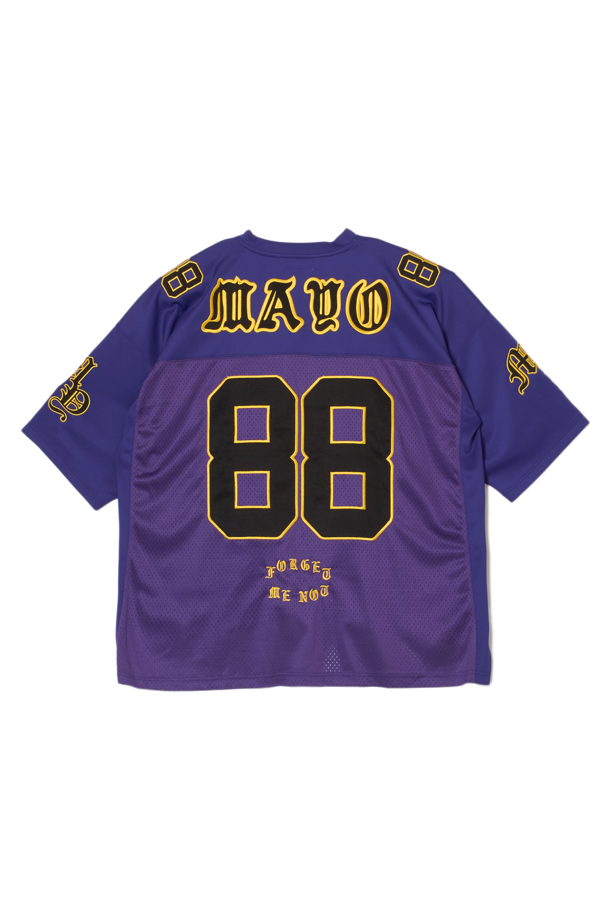 MAYO MESSAGE EMBROIDERY GAME SHORT SLEEVE SHIRT