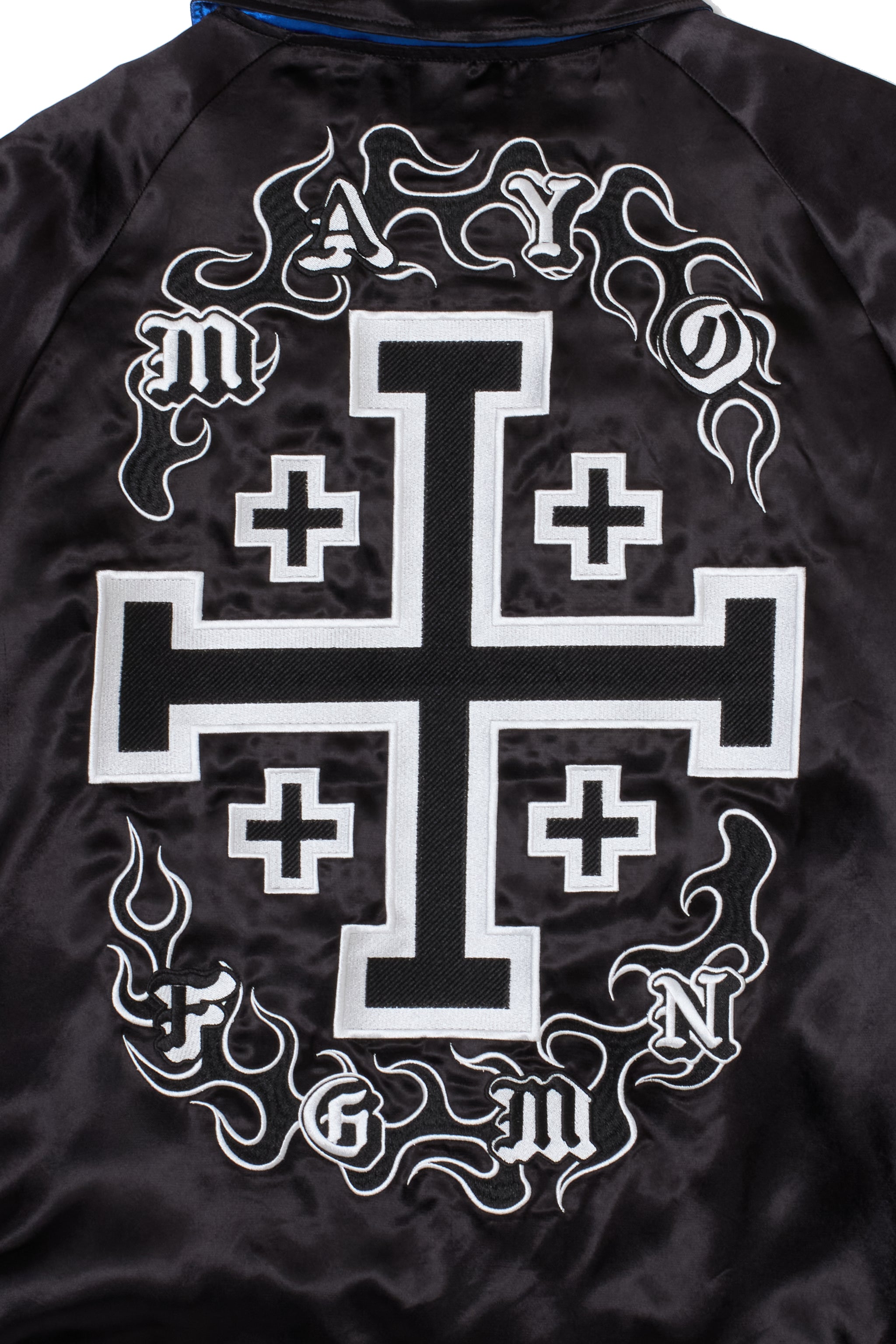【最強デザイン】MAYO メイヨー 聖母マリア ウエスタンジャケット L MAYO EMBROIDERY WITH COLLAR REVERSIBLE SOUVENIR JKT