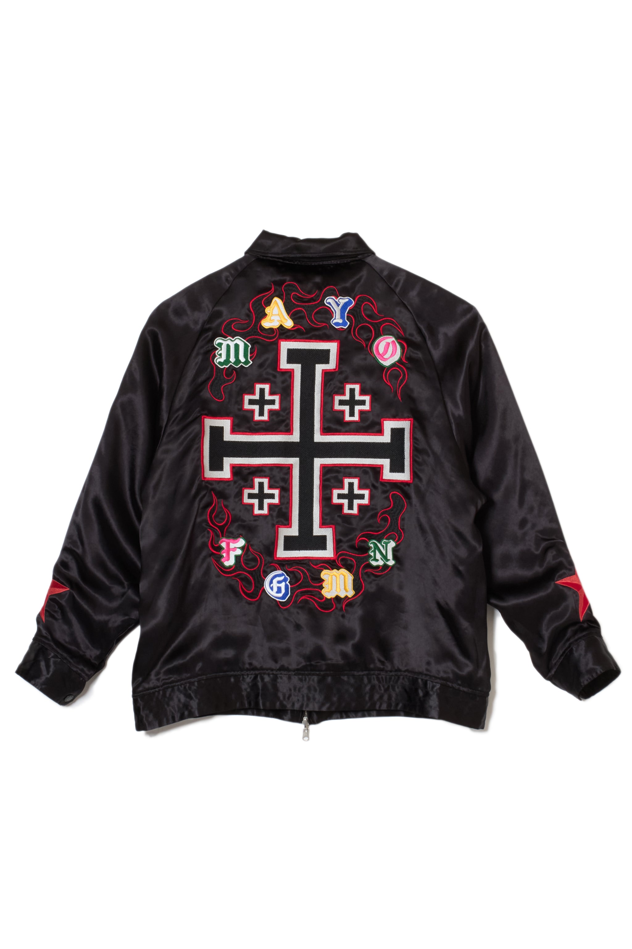 MAYO EMBROIDERY WITH COLLAR REVERSIBLE SOUVENIR JKT