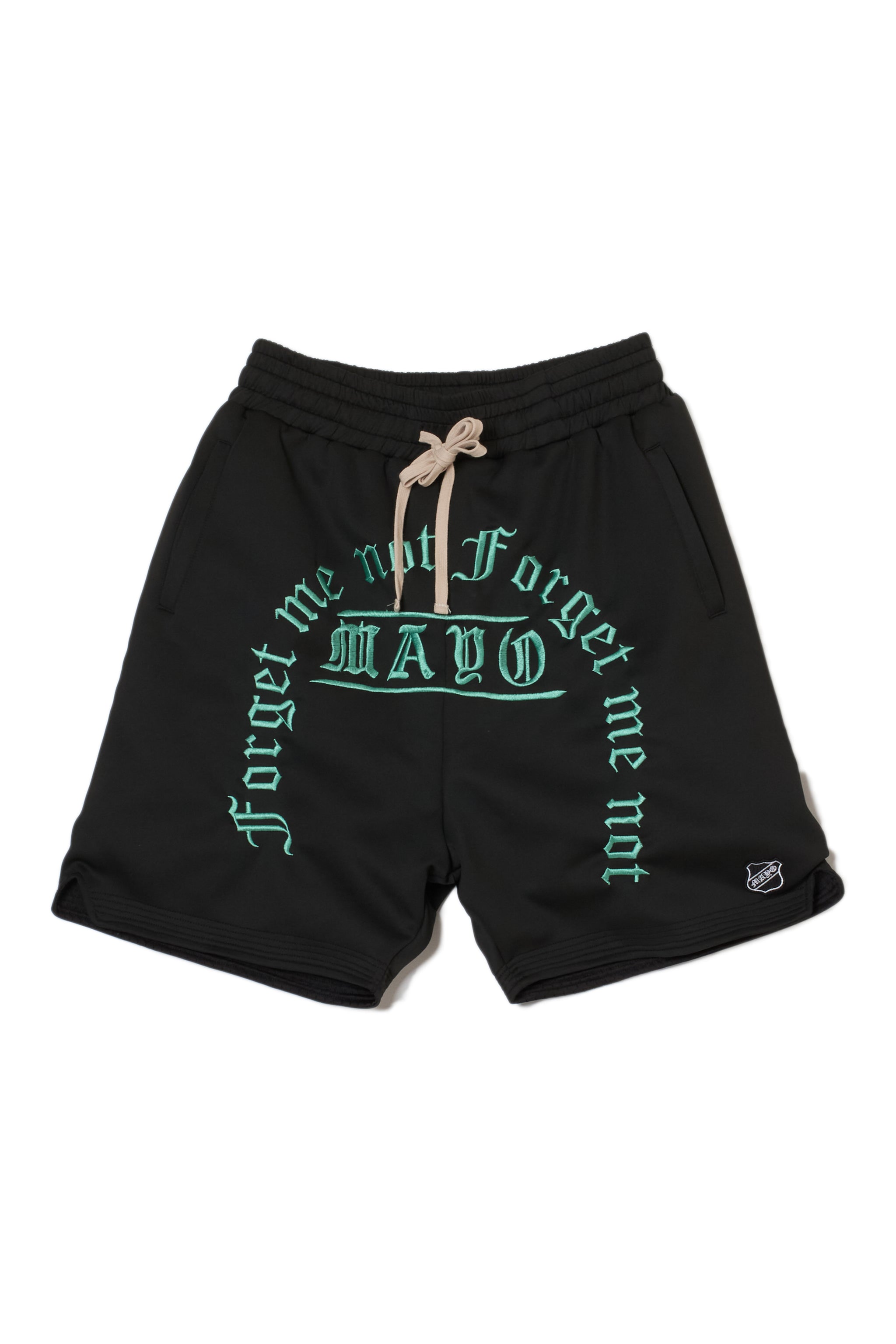 MAYO MESSAGE EMBROIDERY GAME SHORTS