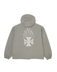 FIRE IRON CROSS EMBROIDERY NYLON JKT
