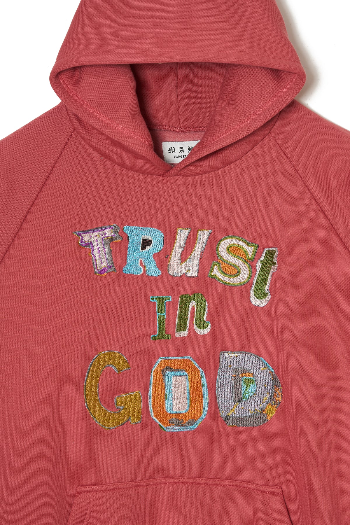 TRUST IN GOD EMBROIDERY HOODIE