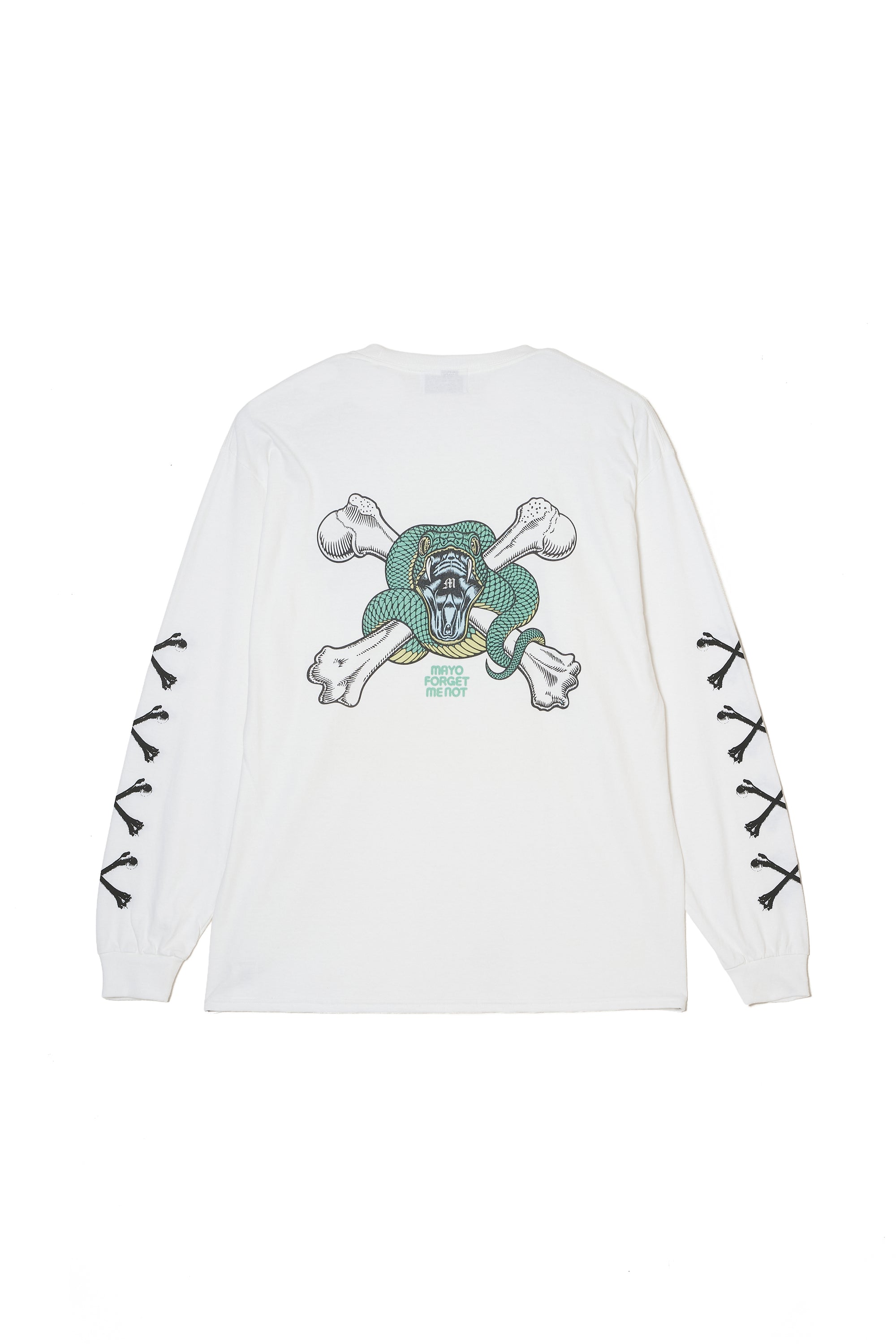 CROSS BORN SNAKE PRINT LONG SLEEVE TEE