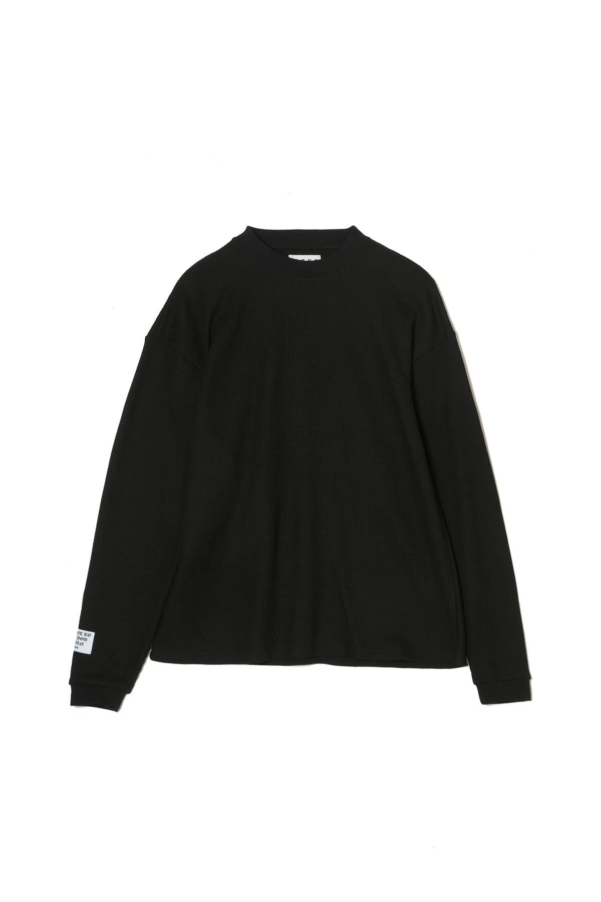 PLAIN EMBROIDERY THERMAL LONG SLEEVE TEE