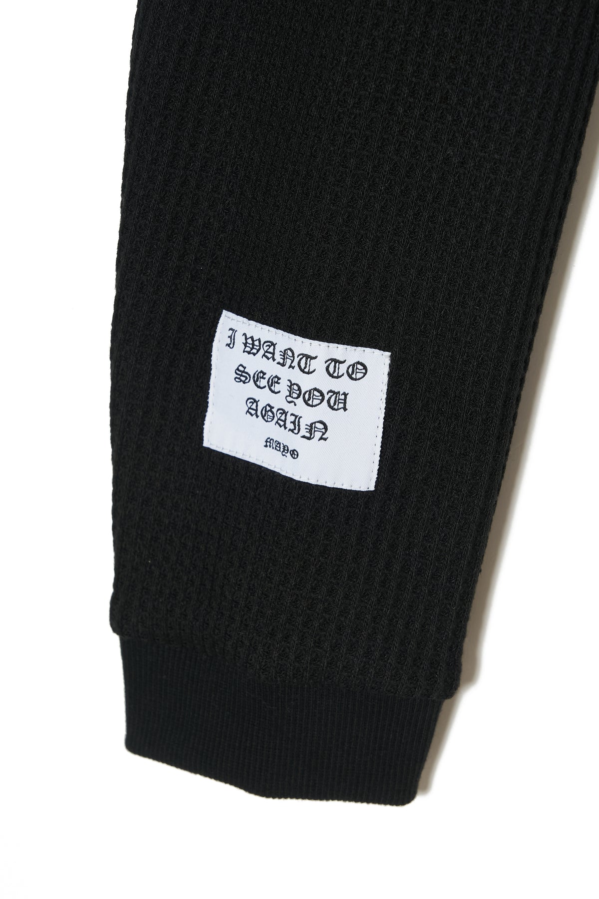 PLAIN EMBROIDERY THERMAL LONG SLEEVE TEE