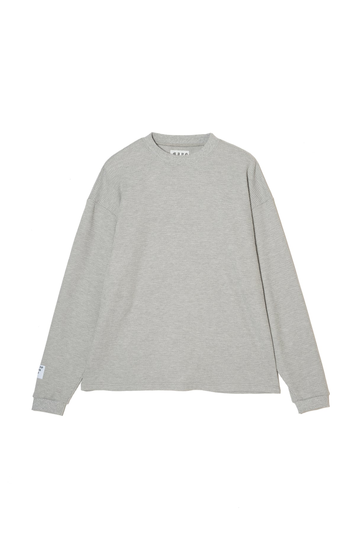 PLAIN EMBROIDERY THERMAL LONG SLEEVE TEE
