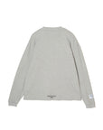PLAIN EMBROIDERY THERMAL LONG SLEEVE TEE