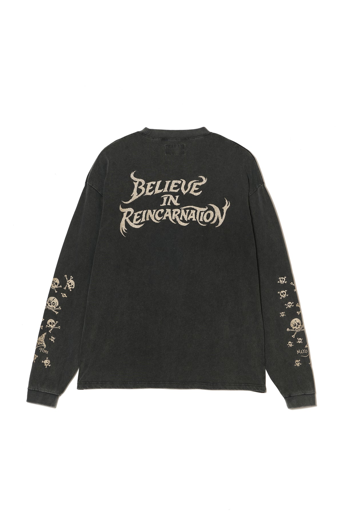BELIEVE REINCARNATION EMBROIDERY LONG SLEEVE TEE