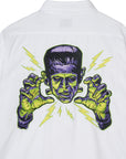 THUNDER FRANKEN EMBROIDERY LONG SLEEVED BUTTON-DOWN SHIRT