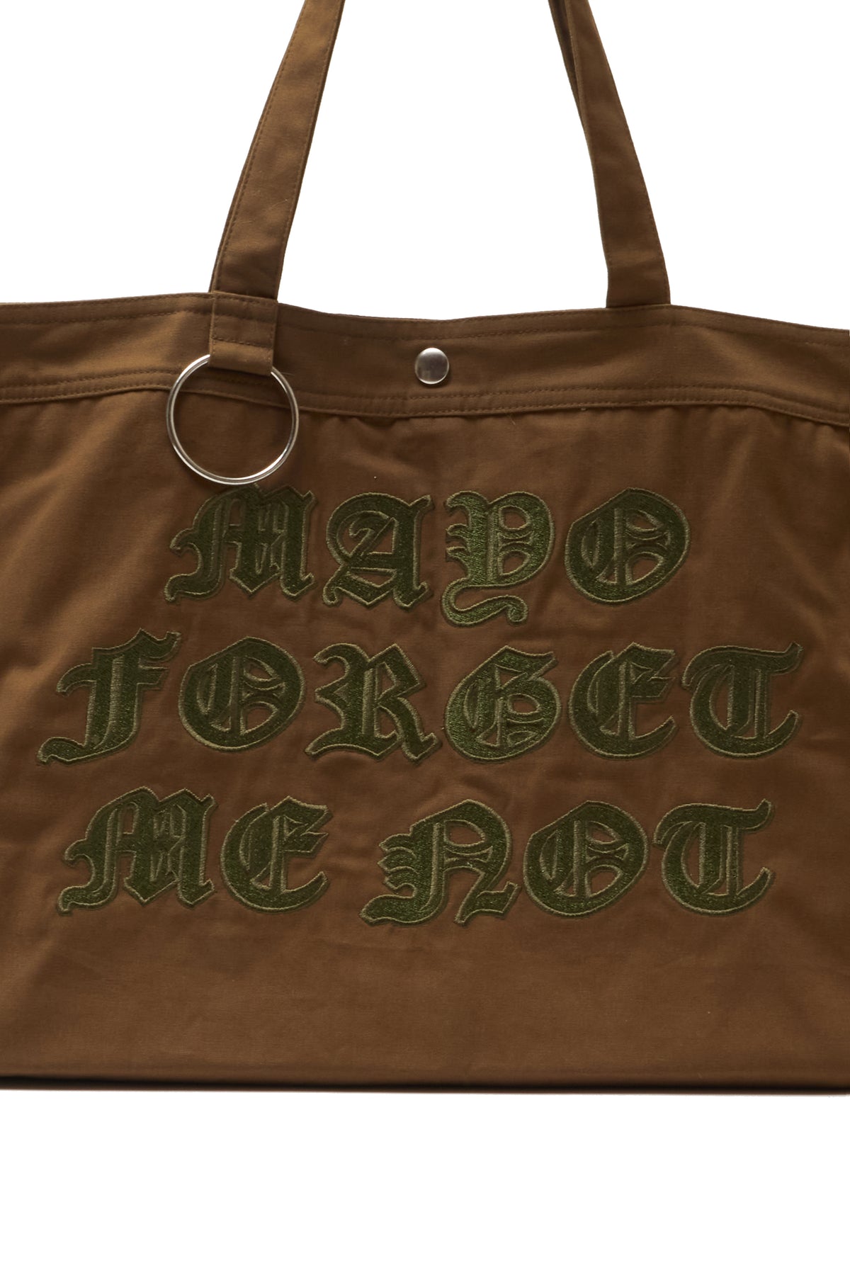MAYO FORGET ME NOT EMBROIDERY TOTE BAG